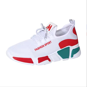 Nouvelle Arrivée <span class=keywords><strong>Chaussures</strong></span> de Sport Décontractées pour Femmes Respirantes en Maille Volante avec Boutons Antidérapantes Légères et Amorties à Blocs de Couleurs - Product Image 1