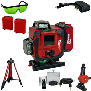 <span class=keywords><strong>Niveau</strong></span> <span class=keywords><strong>laser</strong></span> vert industriel à auto-nivellement 360° avec batterie au lithium pour la construction et la pose d'images, 12 lignes, garantie 1 an - Product Image 1