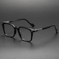 Monture de lunettes optiques en acétate et titane de haute qualité, nouveau design, pour hommes, avec verres correcteurs, en vente CS9680