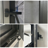 Ventanas Abatibles Minimalistas de Aluminio con Marco Delgado, Doble Acristalamiento, Rotura de Puente Térmico y Bisagras Ocultas para Arquitectura