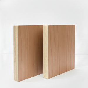 Contreplaqué en bois de caoutchouc et placage de cerisier acacia blanc - Contreplaqué PS à surface plane pour décoration double face - Product Image 1