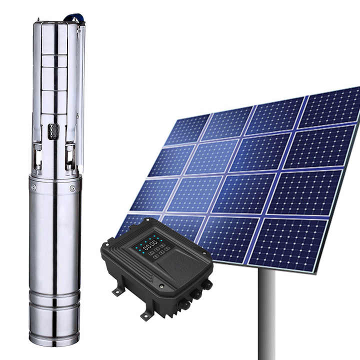 1 Horsepower Dc Solar Submersible Powered Borehole Centrifugal Pump