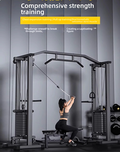 Equipo <span class=keywords><strong>de</strong></span> <span class=keywords><strong>Gimnasio</strong></span> Multifuncional <span class=keywords><strong>de</strong></span> Alta Calidad OEM <span class=keywords><strong>para</strong></span> Uso Doméstico, Máquina <span class=keywords><strong>de</strong></span> Ejercicios con Cables Ajustables - Product Image 1