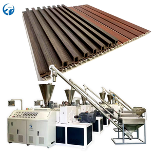 Linea di Produzione per Rivestimenti Esterni in WPC (Wood Plastic Composite) per Pareti, Pallet Logistici, Pavimentazioni e Panchine Casuali - Macchina Estrusore per Plastica - Product Image 1