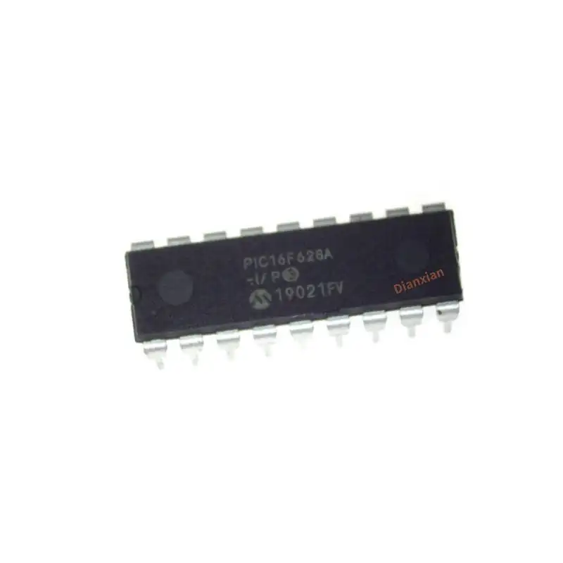 PIC16F628A-I/P novo e original em estoque ic chips PIC16F628A circuito integrado DIP componentes eletrônicos