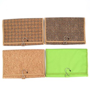 Neceser colgante <span class=keywords><strong>de</strong></span> corcho Natural diseñado <span class=keywords><strong>de</strong></span> fábrica, <span class=keywords><strong>bolsa</strong></span> <span class=keywords><strong>de</strong></span> inodoro <span class=keywords><strong>con</strong></span> compartimento, <span class=keywords><strong>bolsa</strong></span> <span class=keywords><strong>de</strong></span> viaje plegable <span class=keywords><strong>con</strong></span> logotipo personalizado y percha - Product Image 5