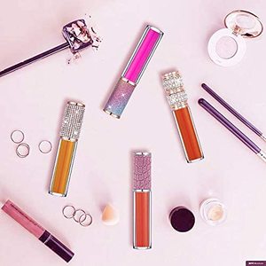 5ml Plastic Rhinestone Lipgloss Tube with Screen Printed Screw Cap for Liquid Lipstick and Skin Care - Product Image 4
