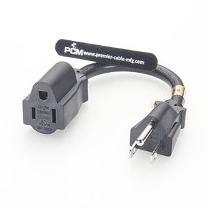 SJT 16AWG Stromverlängerungskabel NEMA 5-15P auf NEMA 5-15R, NEMA 5-15 Stromverlängerungskabel - Product Image 2