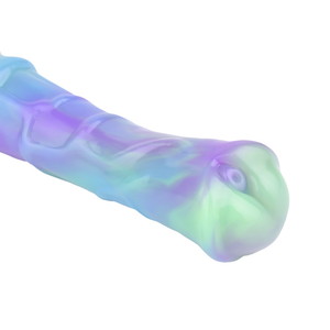 Dildo en forme de cheval séduisant <span class=keywords><strong>pour</strong></span> femmes et hommes, jouet sexuel animal qui brille dans le noir <span class=keywords><strong>pour</strong></span> jeux de couple, dildo en silicone texturé réaliste 24 cm - Product Image 4