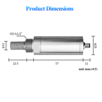 Transmetteur de mesure du point de rosée miniature VAISALA DMT143 avec auto-étalonnage, capteur DRYCAP 180D, plage de -60 à +60°C, version 2