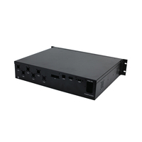 Boîtier de serveur en rack 2U, boîtier en aluminium personnalisé, boîtier métallique IP54, revêtement en poudre, boîtier de montage en rack
