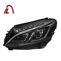 Phares à LED pour Mercedes-Benz Classe C C180 C200 C26 C300 W205, configuration haut de gamme, double lentille LED, 12V, accessoires de voiture