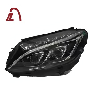 Faros LED para Mercedes-Benz Clase C C180 C200 C260 C300 W205 de Alta Configuración con Lente Doble LED 12V, Accesorios para Automóvil - Product Image 2