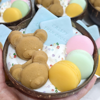 Bougie artisanale en coquille de noix de coco parfumée aux fruits, en cire de soja, pour décoration intérieure, cadeau de Noël, de fête ou d'anniversaire, vente en gros