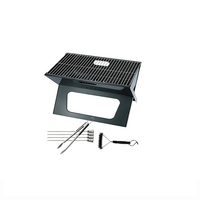 Matériel de barbecue portable sans fumée avec revêtement en poudre, réchaud de barbecue, barbecue extérieur pour usage domestique et camping en plein air