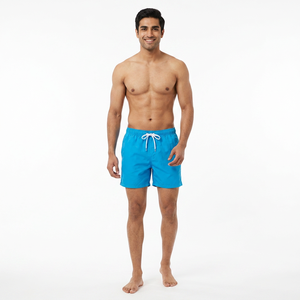Logo personnalisé 18 couleurs solide uni hommes maillot de bain séchage rapide extérieur plage Shorts Board Shorts maillots de bain pour MenDDP expédition - Product Image 1