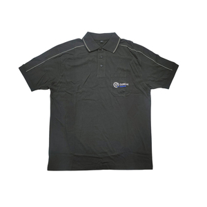 Polo de Manga Corta para Hombre, Tejido con Hilo Teñido, Corte Regular, Cuello Solapa, Estilo Casual Elegante, Transpirable, Cómodo, con Logotipo Personalizado - Product Image 1