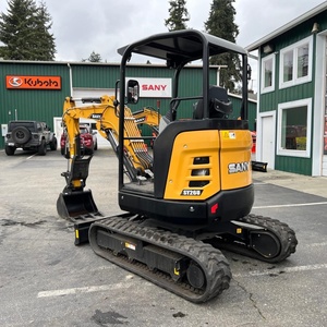 Miniexcavadora Sany de 2 toneladas, excavadora de cadenas SY26U, excavadora SY26U 90% nueva para trabajos en espacios reducidos - Product Image 2