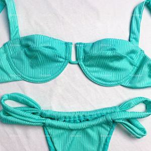 ชุดว่ายน้ำผู้หญิงแบบกำหนดเอง 3 มิติ เซ็กซี่ ชุดฟิตเนสเอวกลาง ชุดบิกินี่ทรงสามเหลี่ยมขนาดเล็ก 2 ชิ้น ชุดชายหาด ชุดว่ายน้ำผู้หญิง - Product Image 2