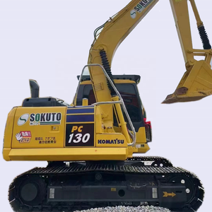รถขุด PC130 Komatsu มือสอง13Ton รถขุดตีนตะขาบไฮดรอลิกญี่ปุ่นนำเข้าสำหรับงานหนัก - Product Image 1