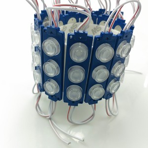 Công suất cao 12V SMD 2835 3030 3 ống kính mô-đun <span class=keywords><strong>LED</strong></span> ngoài trời IP67 quảng cáo hiển thị dấu hiệu đơn sắc <span class=keywords><strong>Led</strong></span> mô-đun - Product Image 5