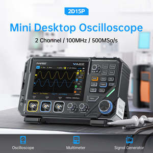 Osciloscopio Digital con Pantalla Táctil FNIRSI 2D15P, Multímetro, Generador de Señales 3 en 1, Doble Canal, 100MHz, 500MSa/s, 20000 Contenedores - Product Image 2