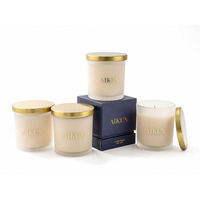 AIKUN, équipe de designers propres, design unique, possibilité de personnalisation, bougie parfumée en verre de luxe pour les cadeaux de mariage