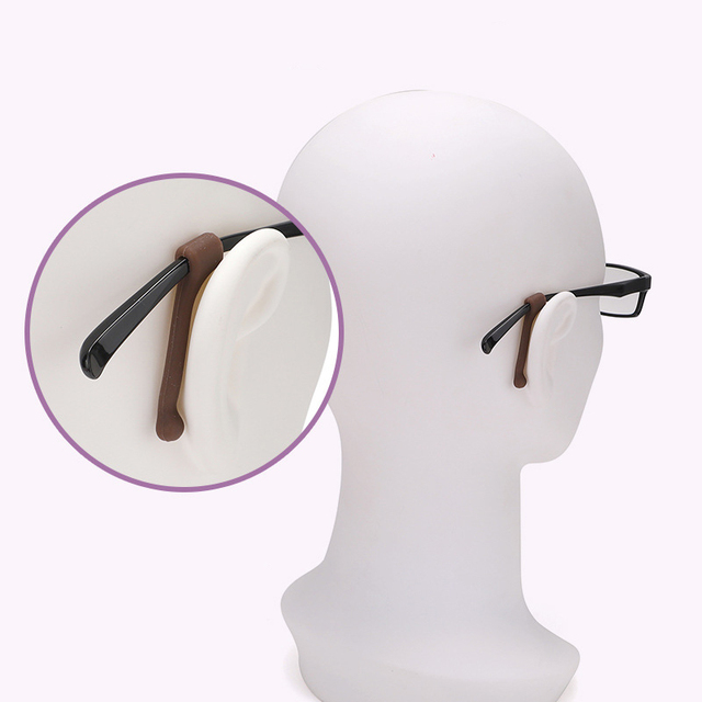 Silicone Anti-Slip Round Ear Grip Hooks Protectors Eyeglass End Tips Glasses Stable Replacement Temples Unisex Adult Bulk Pack