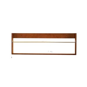 Wooden <b>Wall</b> <b>Shelf</b> Solid Wood Magazine Rack Rectangle Shape <b>Wall</b> <b>Mounted</b> Type Bedroom Living Room Storage Display Rack - Product Image 5