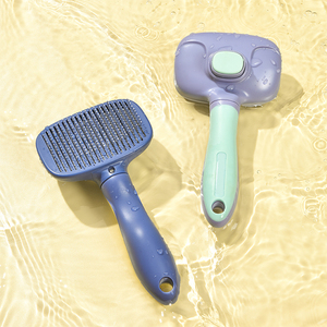 Cepillo giratorio para quitar el pelo de mascotas, autolimpieza, para gatos y perros - Product Image 5