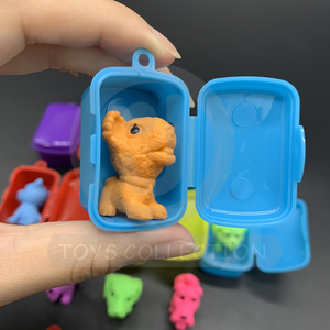 Jouets promotionnels écologiques en PVC, boîtes en plastique avec figurines d'animaux, design mignon, certifiés EN71, unisexe, pour capsules de 2 pouces - Product Image 5