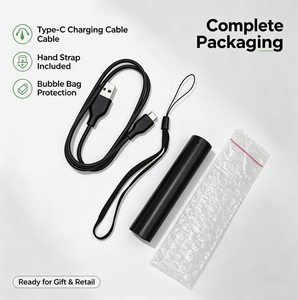 Puntero láser verde recargable tipo C, indicador láser de punto verde portátil de aluminio para enseñanza de golf <1mW - Product Image 2