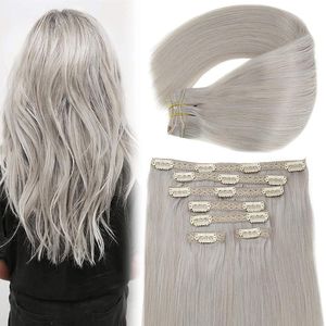 ต่อผมแบบคลิปหนีบ 100% ผมแท้รัสเซีย Remy ขายส่ง ผมต่อแบบคลิปหนีบอินเดียธรรมชาติไร้รอยต่อ - Product Image 5
