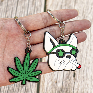 Llavero 2D Divertido y Moderno de Alta Calidad, con Diseño de Hoja, para Decoración de Bolsos, Regalos y Streetwear - Product Image 5