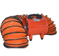 Ventilateur d'extraction de ventilateur de ventilation industriel axial portatif de 16 "en fonte de haute qualité pour l'environnement de risque explosif