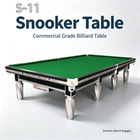Mesa de Snooker Personalizada STELLARWAY de 10 pies/12 pies, con Base de Pizarra de Madera Sólida, Certificación FSC, Mesa de Billar Profesional para Europa