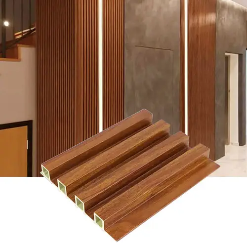 壁パネルWpcルーバー木製木目PVC Wpc