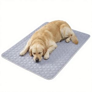 Pet Cooling <b>Mat</b> & Blanket for Dogs <b>Cats</b> Thick Soft 100% Polyester Washable Waterproof Non-Slip Self-Cooling Indoor Use - Product Image 1