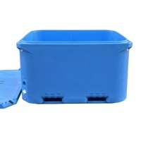Conteneur de manutention et de stockage de 1000L pour l'exportation de poisson, bac de transport pour la livraison et le stockage de fruits de mer, approvisionnement en gros et commerce