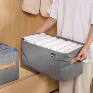 Cơ bản có thể gập lại vải tủ quần áo ngăn kéo tổ chức Lưu trữ hộ gia đình thùng cho quần áo-Áo sơ mi quần jeans - Product Image 2