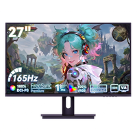 Moniteur Rebekah University Campus 27 pouces IPS 165Hz 1ms FHD 1920x1080 99% sRGB sans scintillement sans cadre pour VGA Haut-parleur Bureau