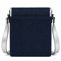 Umhängetasche aus PU-Leder, lässige Messenger-Tasche, minimalistischer Stil, Sling-Tasche mit Klappe, verstellbarer Riemen, tägliche Geschäfts- und Reisetasche