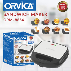ORVICA Cross-border <b>Waffle</b> <b>Maker</b>, 8-in-1 Sandwich <b>Maker</b>, Multifunctional Electric Griddle/Sandwich <b>Maker</b> for Home Kitchens - Product Image 4