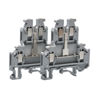 UTL 500V 32A double couche cuivre acier inoxydable pince à vis connecteur de fil din borniers montés sur rail remplacer UKK3