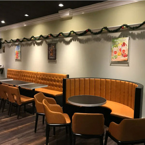 Barato cena moderna personalizada tapizado Banco banqueta restaurante muebles sofá cabina asientos juegos <span class=keywords><strong>de</strong></span> comedor - Product Image 5