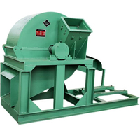 Broyeur électrique pour branches d'arbre, broyeur de copeaux de bois, machine à raboter, tambour, broyeur de bois, déchiqueteur de bois, 220V/380V, 7.5kW, 2T/H, tamis de 6mm