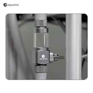 <span class=keywords><strong>Inline</strong></span> <span class=keywords><strong>CO2</strong></span> Difusor para Aquarium Reator Externo de Aço Inoxidável com Bubble Counter Atomizador De Dióxido De Carbono para Tanque Plantado - Product Image 3