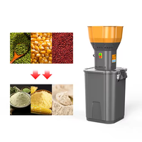 JIFENG Nouvelle Machine à Moudre et Mélanger le Maïs pour Aliments de Volaille 220V 1300W 400kg/h 25L 50L 60L Haute Productivité
