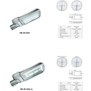 HF-RL1038 ไฟถนน LED 60W Ac100-277V Ip65 อลูมิเนียมอัลลอยด์ ประเภทที่ 3 โมดูลไฟส่องสว่างบนถนน - Product Image 2