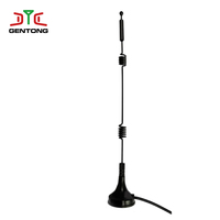Antenne de communication pour véhicule omnidirectionnelle à double bobine spirale magnétique à gain de signal plus élevé de 8 dBi, personnalisable